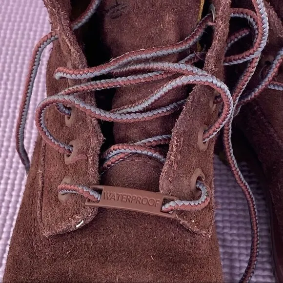Timberland Timberdry Primaloft 200 Waterproof Suede Boots Burgundy 13 A0330