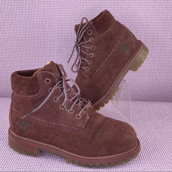 Timberland Timberdry Primaloft 200 Waterproof Suede Boots Burgundy 13 A0330
