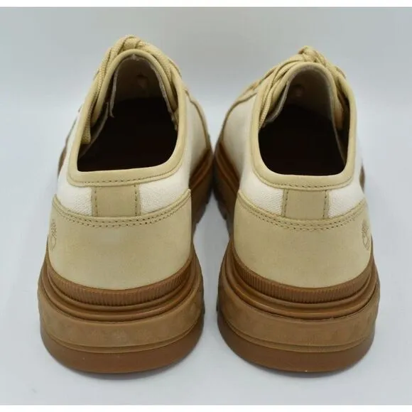 Timberland Womens Size 9.5 Ray City EK  Natural Canvas Platform Oxford Shoes