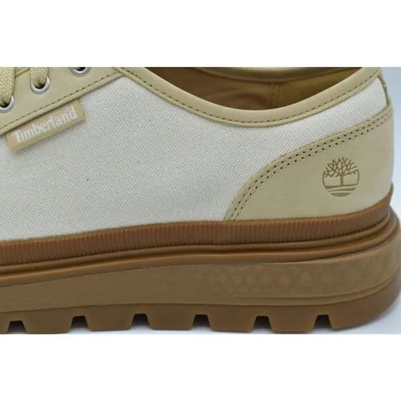 Timberland Womens Size 9.5 Ray City EK  Natural Canvas Platform Oxford Shoes