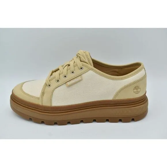 Timberland Womens Size 9.5 Ray City EK  Natural Canvas Platform Oxford Shoes