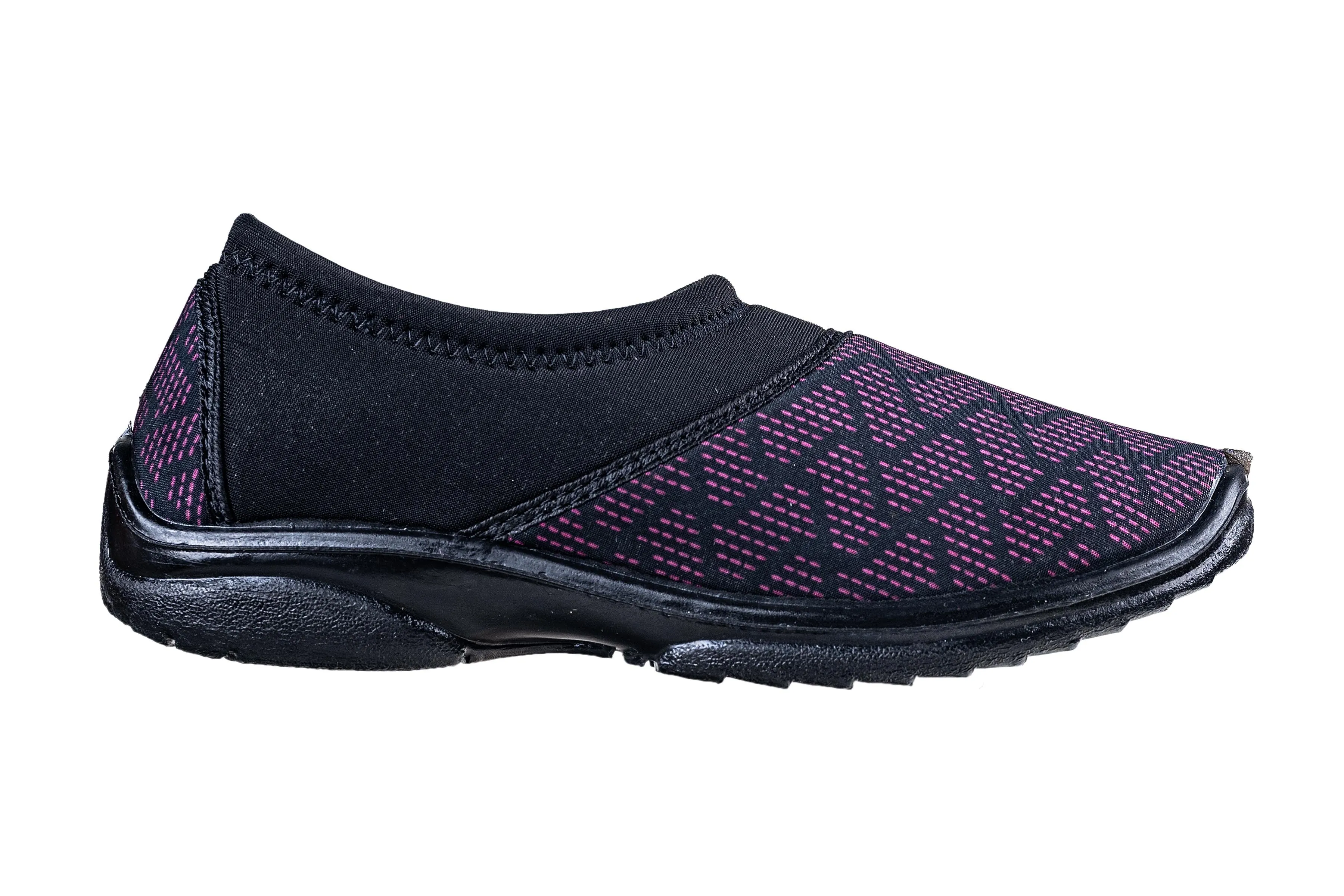 Titas Ladies Pink / Black Canvas Shoe
