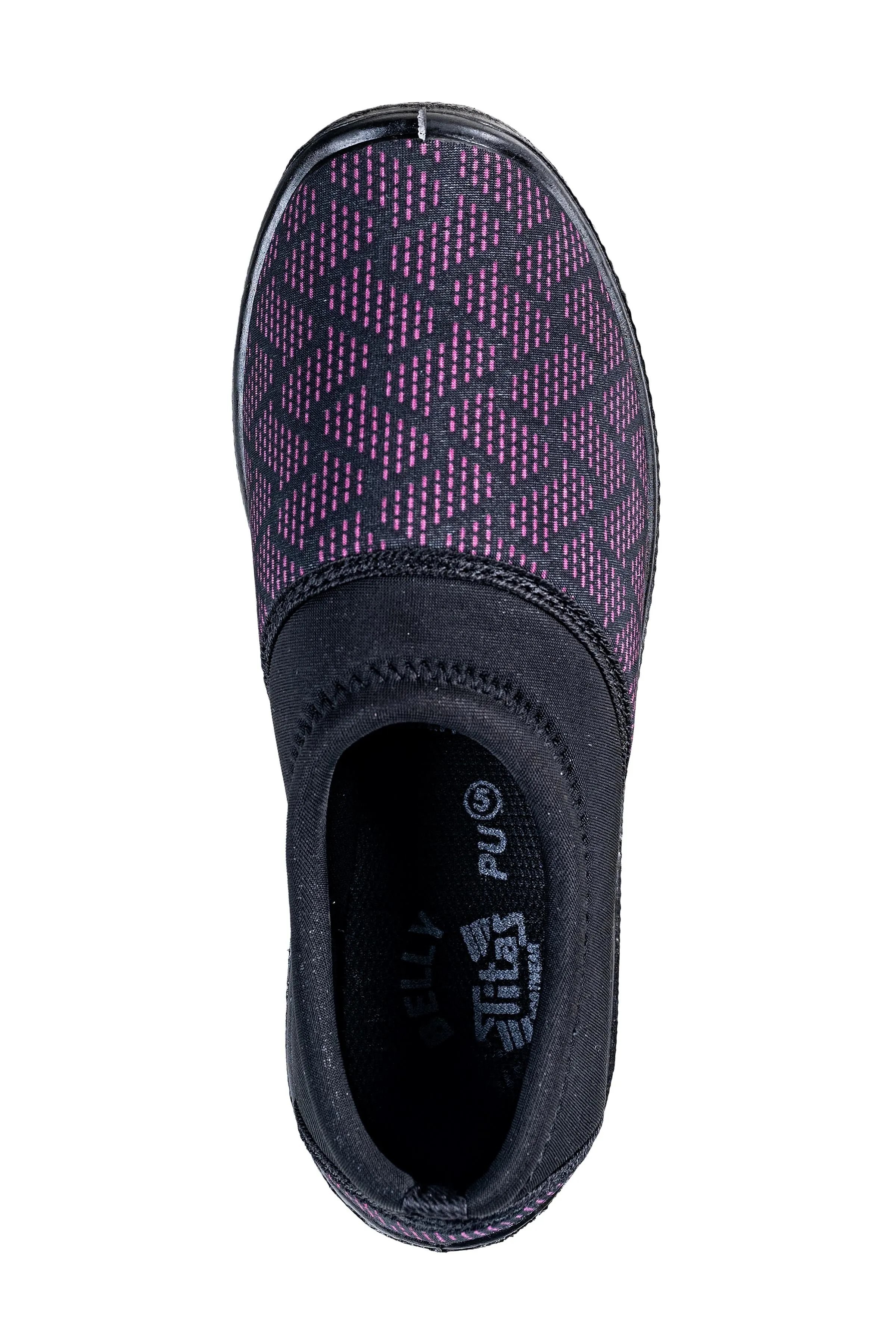 Titas Ladies Pink / Black Canvas Shoe