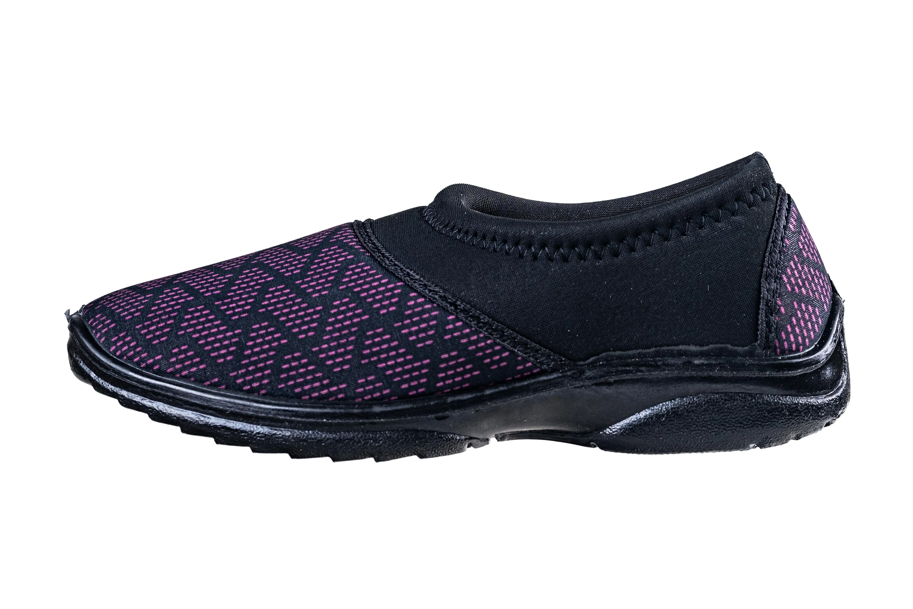 Titas Ladies Pink / Black Canvas Shoe