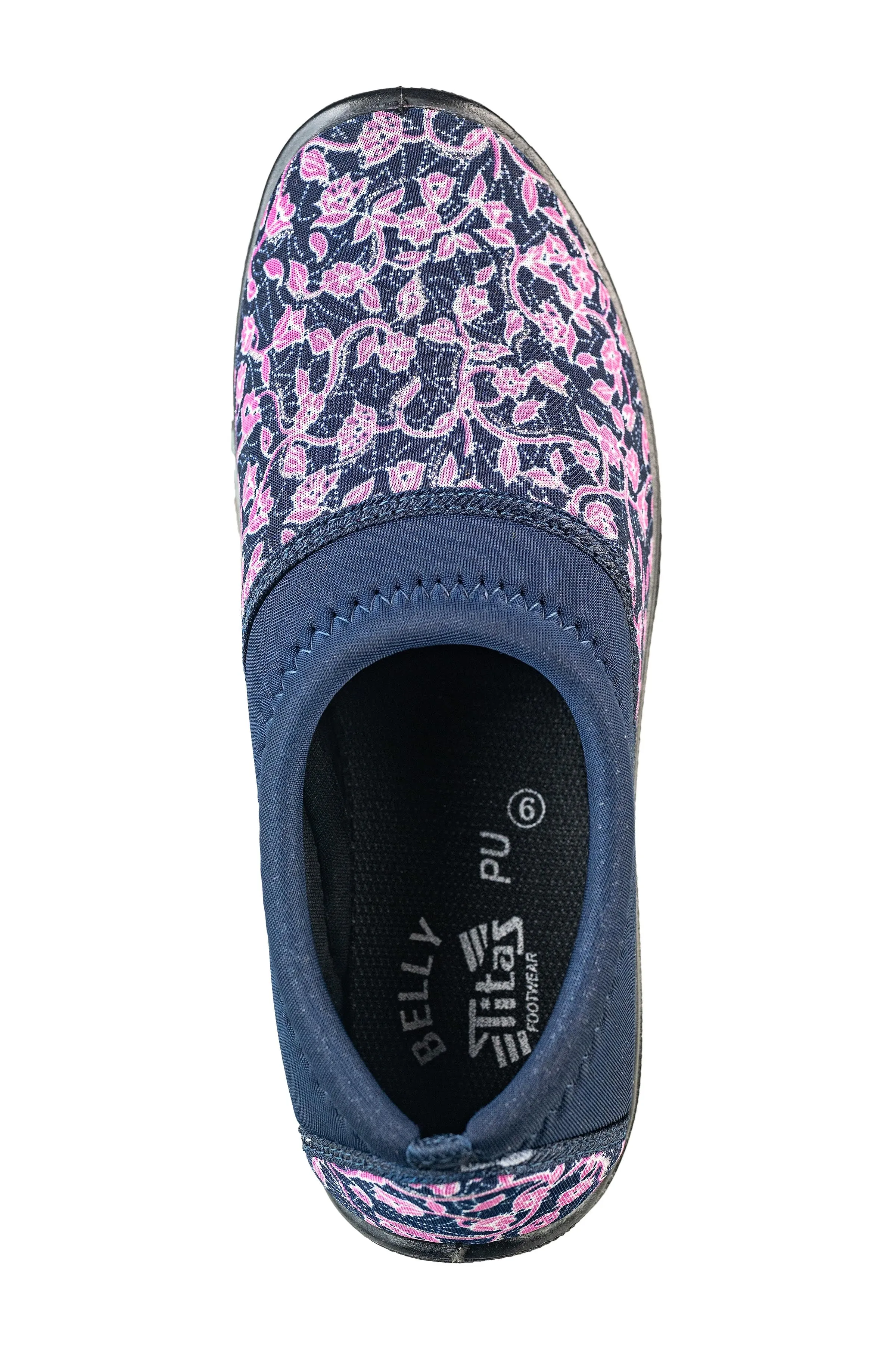 Titas Ladies Pink Print Canvas Shoe (Winter Queen Spl. 72)
