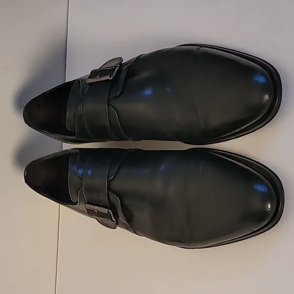 To Boot New York Black Leather Men's Dress Shoes Sz 10