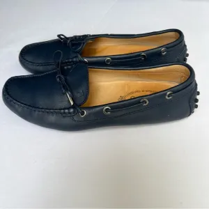 Tods Gommino Driving loafer shoes in blue leather