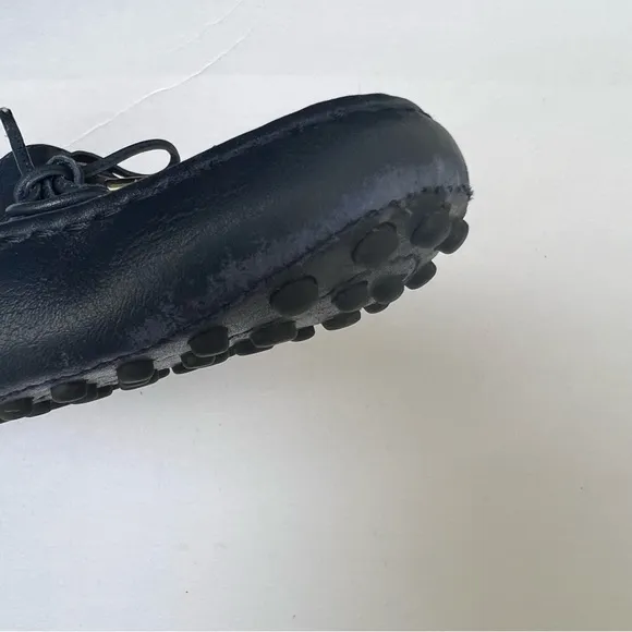 Tods Gommino Driving loafer shoes in blue leather