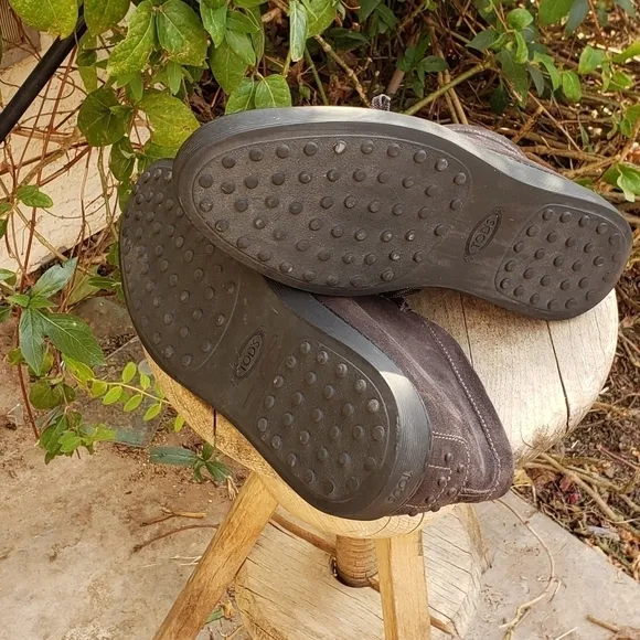 Tods‎  Men's grey Suede Leather Boots