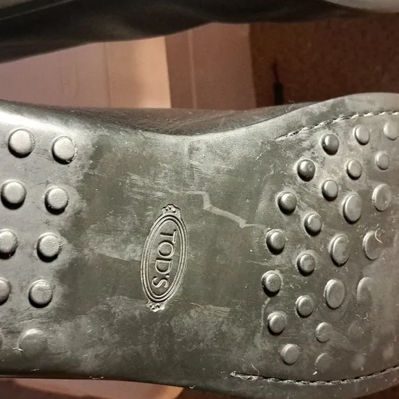 TOD'S Quinn Leather Lace Up Ankle Boots With Rubber Soles Men's Size 9.5