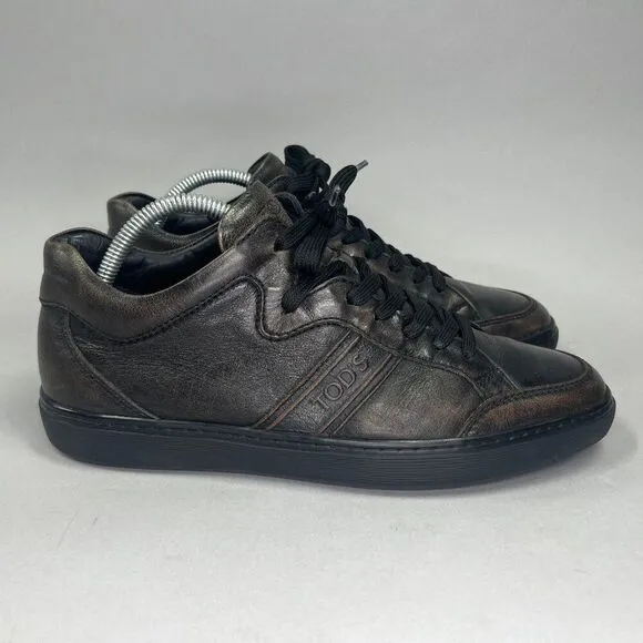 Tod's Men's Size 7 Brown Leather Sneakers