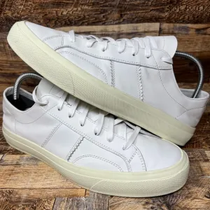 Tom Ford Cambridge Sneakers Men’s 10.5 EU 44 White Lace Leather Shoes Italy