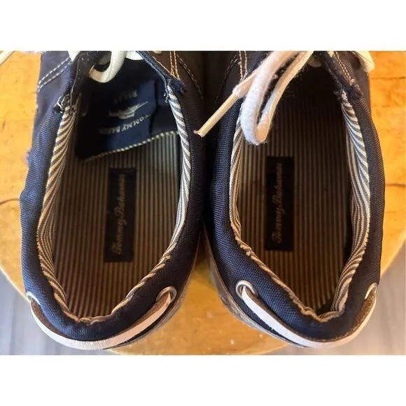 Tommy Bahama Relax Harbor Island Casual Sneakers Blue Mens US Size 10 Read
