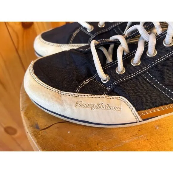 Tommy Bahama Relax Harbor Island Casual Sneakers Blue Mens US Size 10 Read