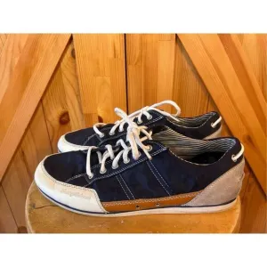 Tommy Bahama Relax Harbor Island Casual Sneakers Blue Mens US Size 10 Read