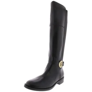 Tommy Hilfiger Black IDREENA Shoes Tall Shaft Boots Zipper