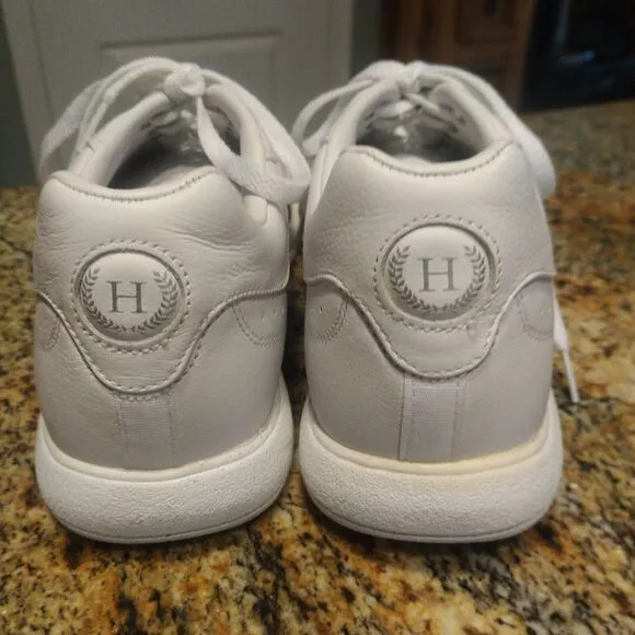 Tommy Hilfiger Women's White Leather Casual Sneaker Shoes Size 10.5M TM04599