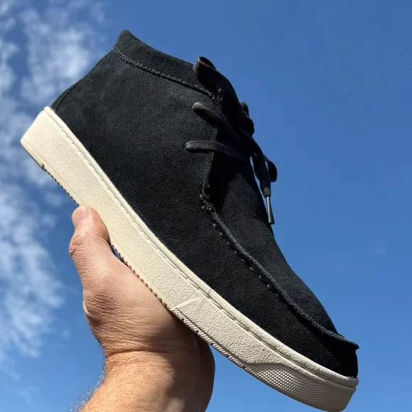 TOMS Black Suede Chukka Shoes