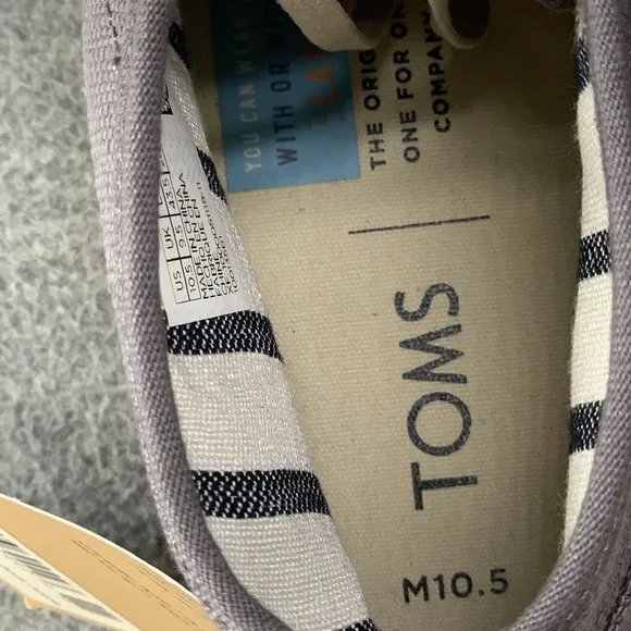 Toms Men's Shades Heritag Canvas Bota Lace up Shoes Size 10.5 (B11)