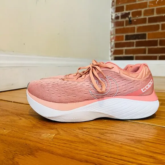 Topo Womens 11 Phantom 3 Athletic Shoes Orange Sky Running Sneakers EUC!!
