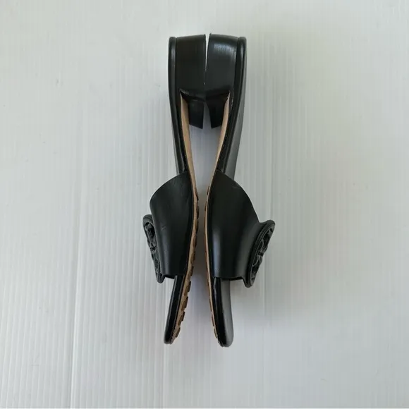 Tory Burch Bombe Miller Slide Sandals Black, 8