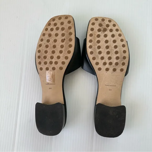Tory Burch Bombe Miller Slide Sandals Black, 8