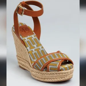 Tory Burch | Florian Wedge Platform Sandals size 7