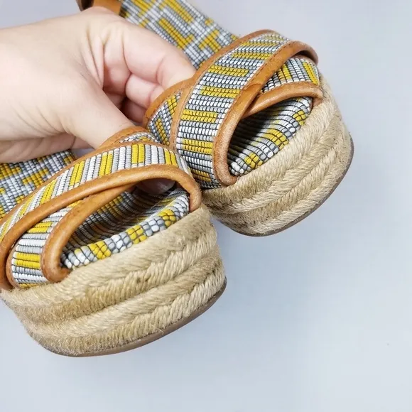 Tory Burch | Florian Wedge Platform Sandals size 7