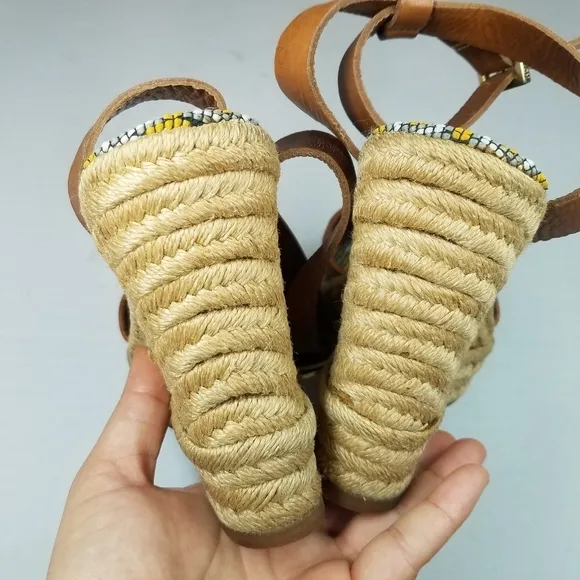 Tory Burch | Florian Wedge Platform Sandals size 7