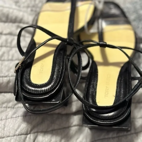 TORY BURCH Leather and PVC sandals size 8.5‎