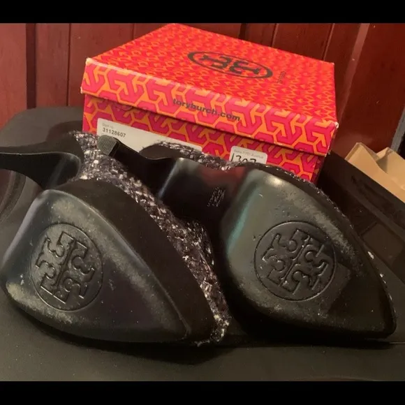 Tory Burch Peggy Platforms worn once