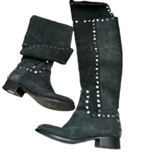 Tory Burch Rhett suede studded thigh high boot 7.5