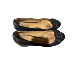 Tory Burch black leather women shoes sz7