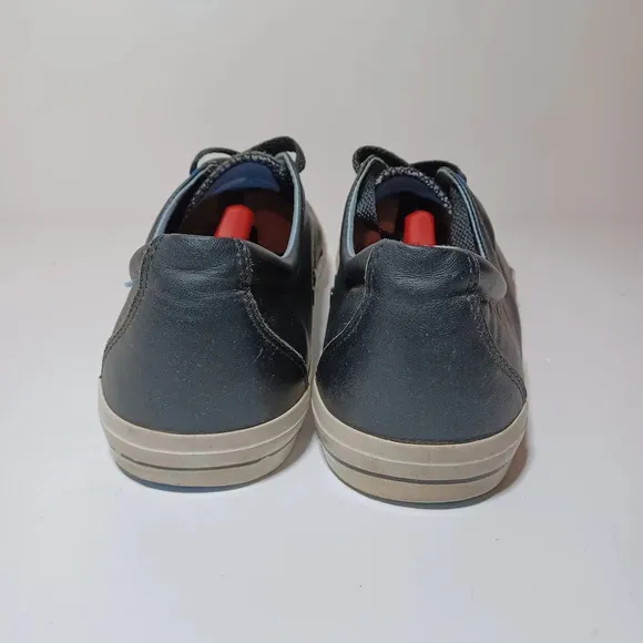 Travis Mathew Mens Sz 12 Druskin Casual Golf Hybrid Shoes Black Leather see pict