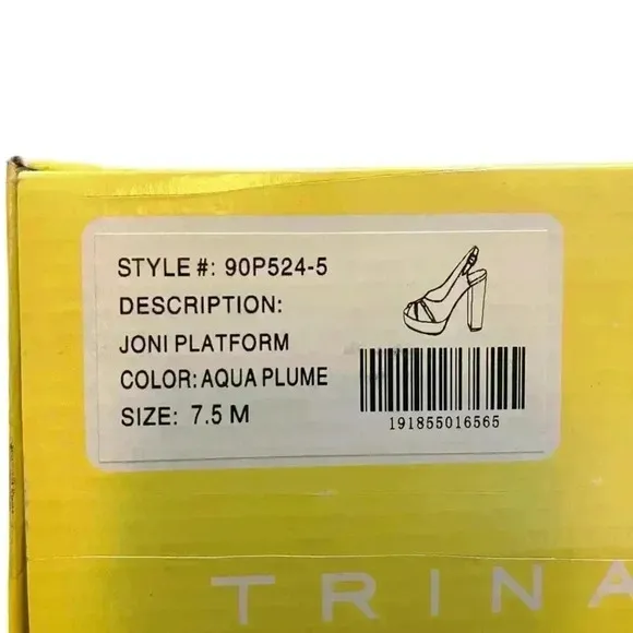 Trina Turk Joni Platform shoes Teal Suede 7.5 Party, Prom, Resort, Cruise
