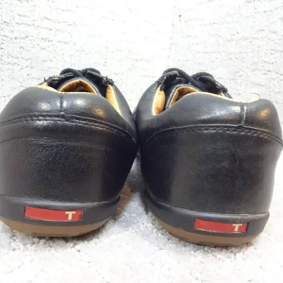 True Linkswear Original Men's Size 11.5 Black Leather Golf Shoes S3-0001-115