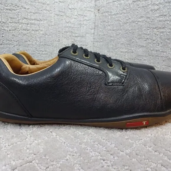 True Linkswear Original Men's Size 11.5 Black Leather Golf Shoes S3-0001-115