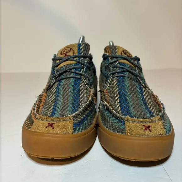 Twisted X Hooey Mens 7.5 M Loper Shoes Aztec Western Print Casual Moc Toe W 9.5