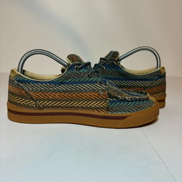 Twisted X Hooey Mens 7.5 M Loper Shoes Aztec Western Print Casual Moc Toe W 9.5