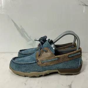 TWISTED X Youth Driving Moc Jeans Bomber Shoes