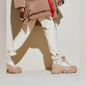 UGG | Adiroam Hiker Ankle Boots Fossil White New
