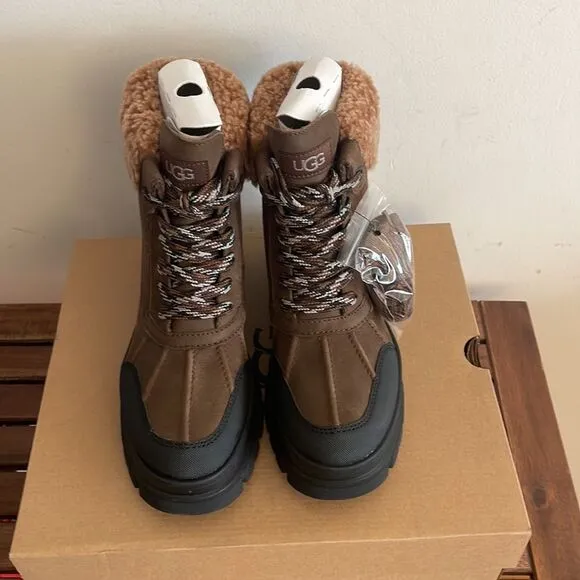 UGG Ashton Addie Boots Dark Earth USA Women Size 6.5/UK 4.5/EU 37.5