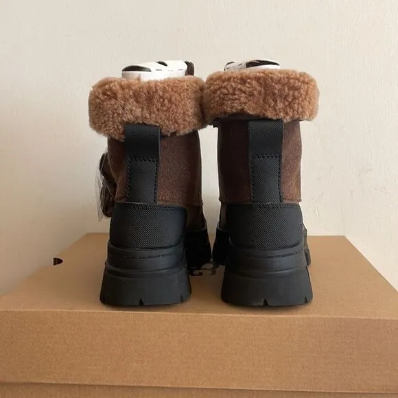 UGG Ashton Addie Boots Dark Earth USA Women Size 6.5/UK 4.5/EU 37.5