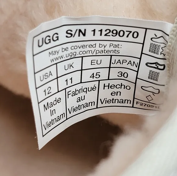 UGG Australia 1129070 Whitecap Low Canvas Shoes Mens Size 12 NEW