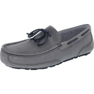 UGG Australia Chester 1004247 Men's Gray Leather Slip On Casual Shoes UGG69