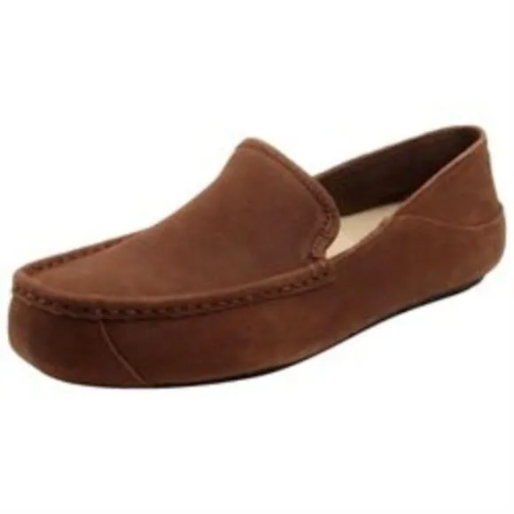 UGG Australia Hunley 1006477 Men's Moccasin Stout Brown Casual Shoes UGG121