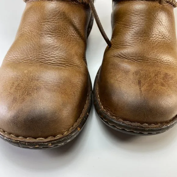 Ugg Australia Leather &amp; Sheepskin Boots Sz 7