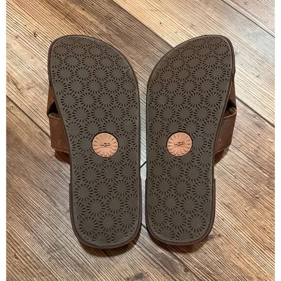UGG Australia Men's Ithan Nubuck Slide Sandals Sz 10