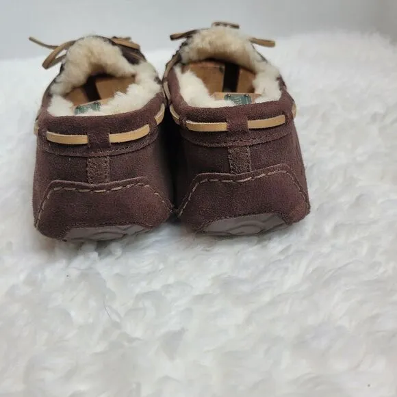 UGG Australia Olsen Men's Slipper Size  12.5  Brown Suede #1003390# Shoes