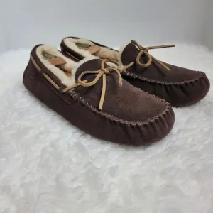 UGG Australia Olsen Men's Slipper Size  12.5  Brown Suede #1003390# Shoes